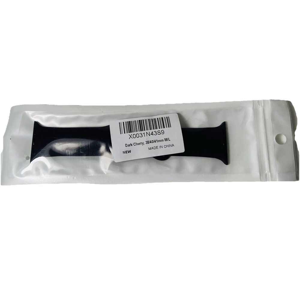 Apple‎ Watch Silicone Replacement Strap 38/40/41 mm color: Dark Cherry